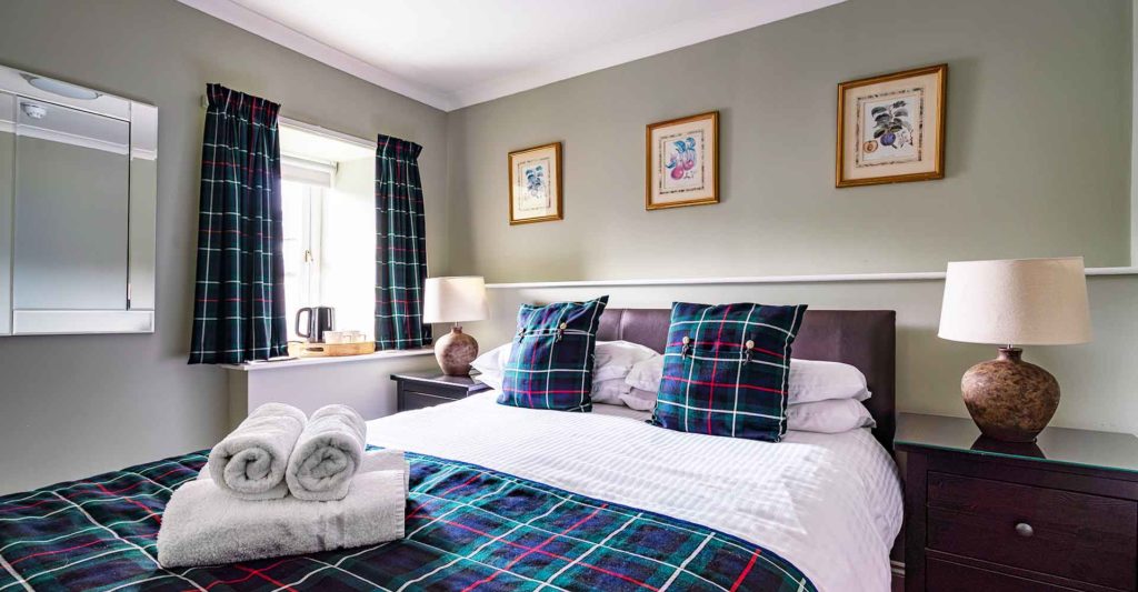 A double bedroom at Tarbert House bed and breakfast on Islay