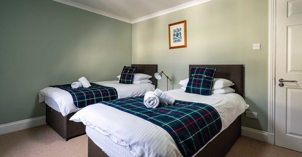 A twin room at Tarbert House bed and breakfast on Islay