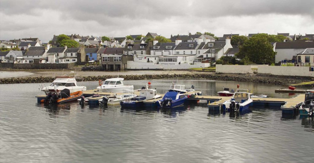 Bowmore harbour on Islay