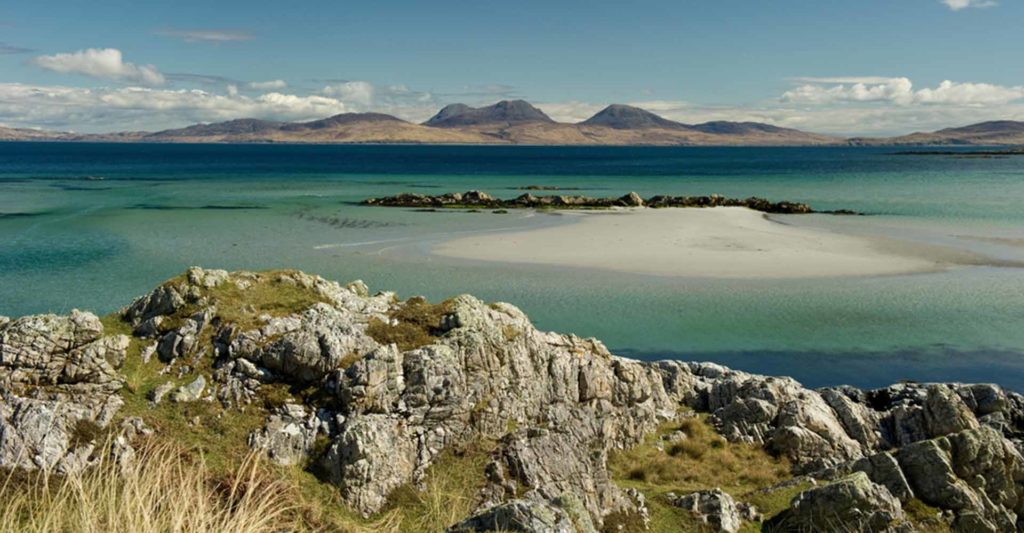 The paps of Jura from the island of Colonsay