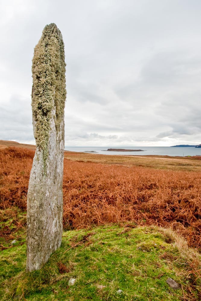 Ancient Standing Stone on Islay Scotland