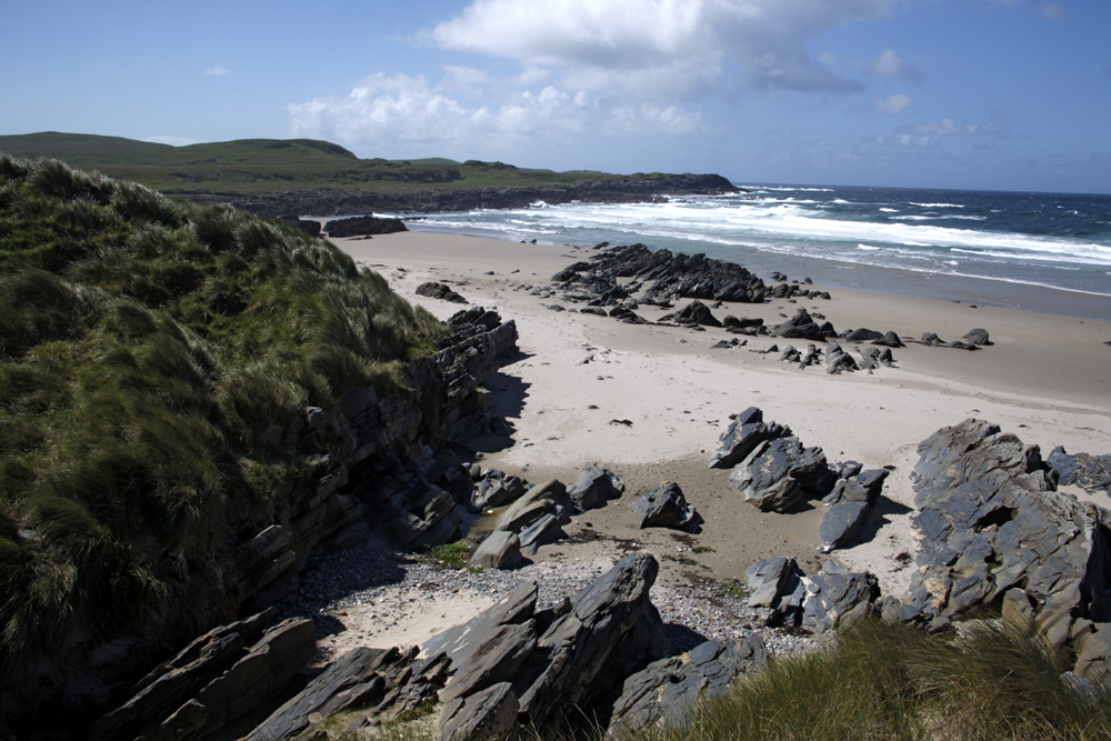 Islay coastline on a sunny day